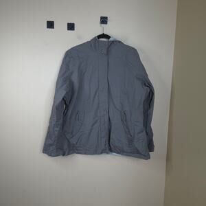 Free County Full Zip Softshell Anorak Jacket in Green Size 1X